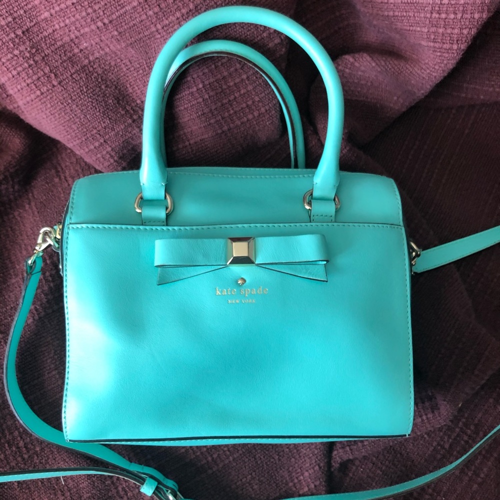 Kate Spade Turquoise Crossbody Satchel